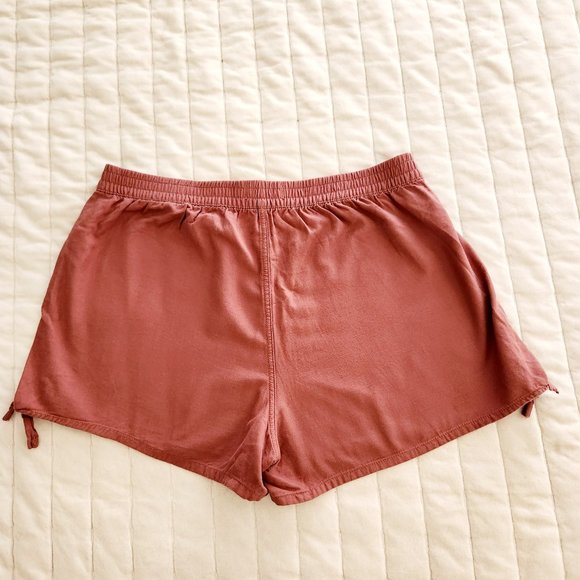 Madewell Pink Elastic Waist Pull-On Shorts. - Picture 2 of 4